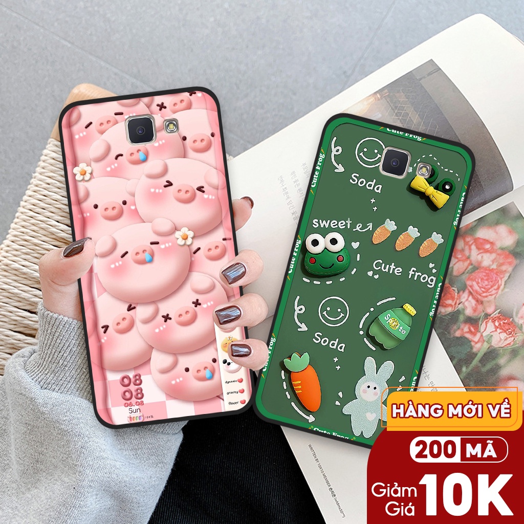Ốp lưng Samsung Galaxy J4 Plus / J4 Core / J4+, ốp điện thoại samsung hoạ tiết con vật 3D, ốp lưng nhựa viền dẻo
