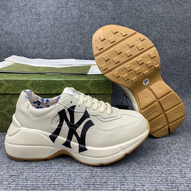Giày guuci NY, thể thao nam nữ, Giày ny dễ phối đồ đôi full box bill hót 2022