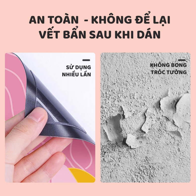 Avenir bảng nam châm dán tường bóc dán dễ dàng kèm sticker phấn màu Magnetic Wall chalk board 2 mẫu Mymickeyshop