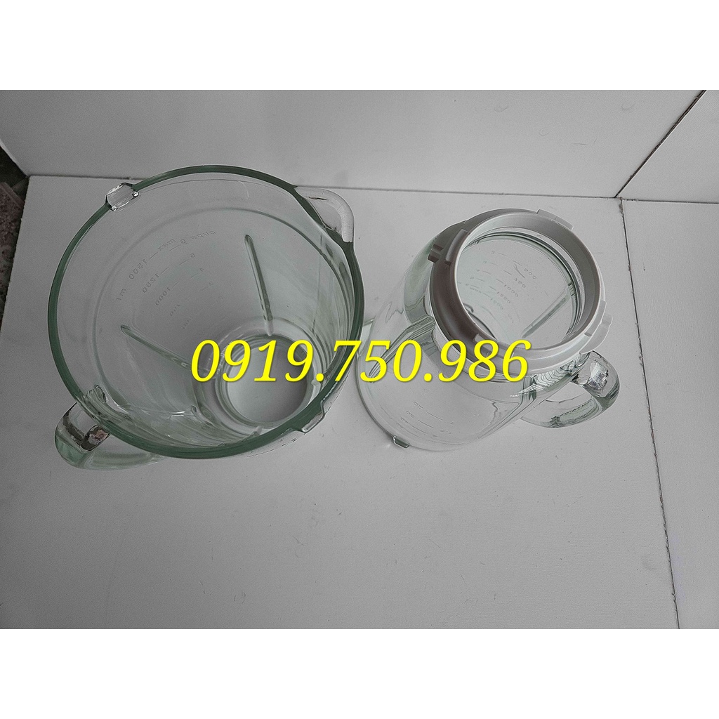 Cối thủy tinh to máy xay Philip Hr2221 Hr2222 hàng chuẩn hãng - Kho buôn linh kiện gia dụng