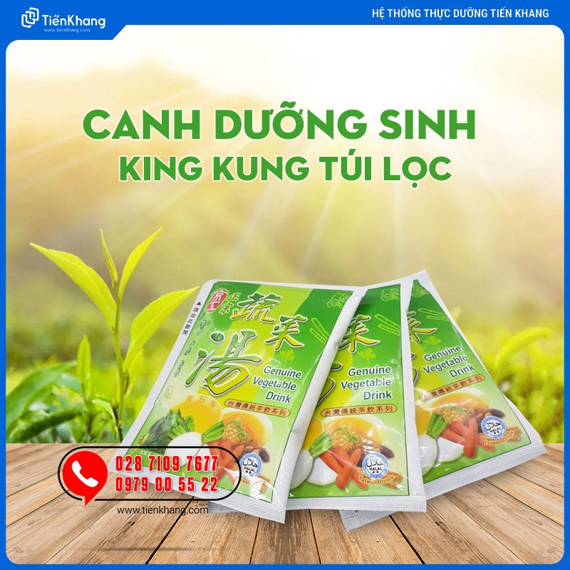 Canh Dưỡng Sinh King Kung Túi Lọc - Genuine Vegetable Drink