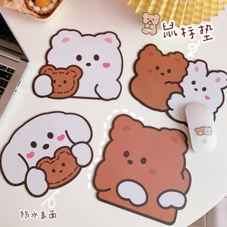 Miếng lót chuột chống thấm nước hình gấu / thỏ dễ thương