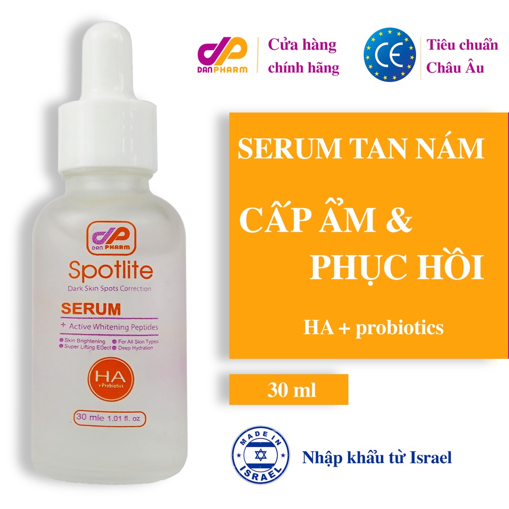 Chính hãng Serum làm trắng và cấp ẩm Spotlite Danpharm, Israel, chai 30ml