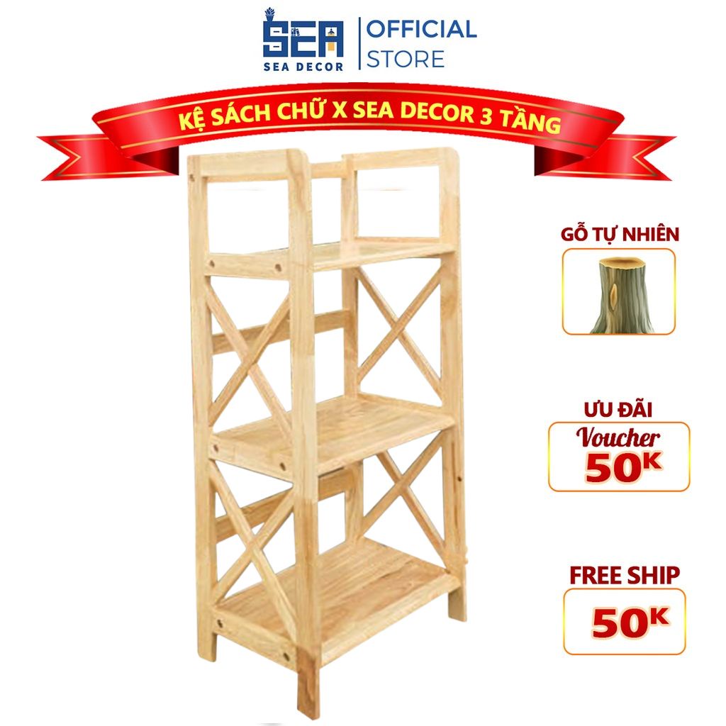 Kệ Máy Tính Lắp Ghép Để Bàn Gỗ MDF Siêu Bền Sea Decor