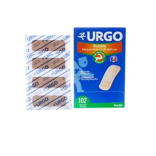 Băng cá nhân vải độ dính cao Urgo Durable