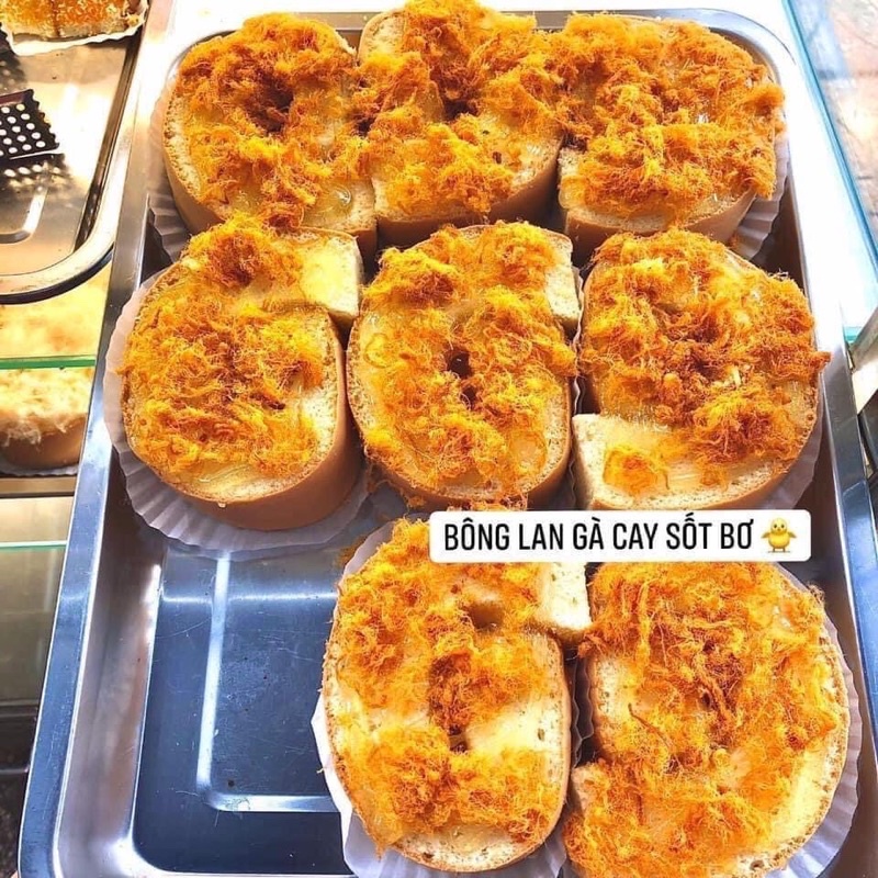 Bông Lan Chà Bông Sốt Bơ