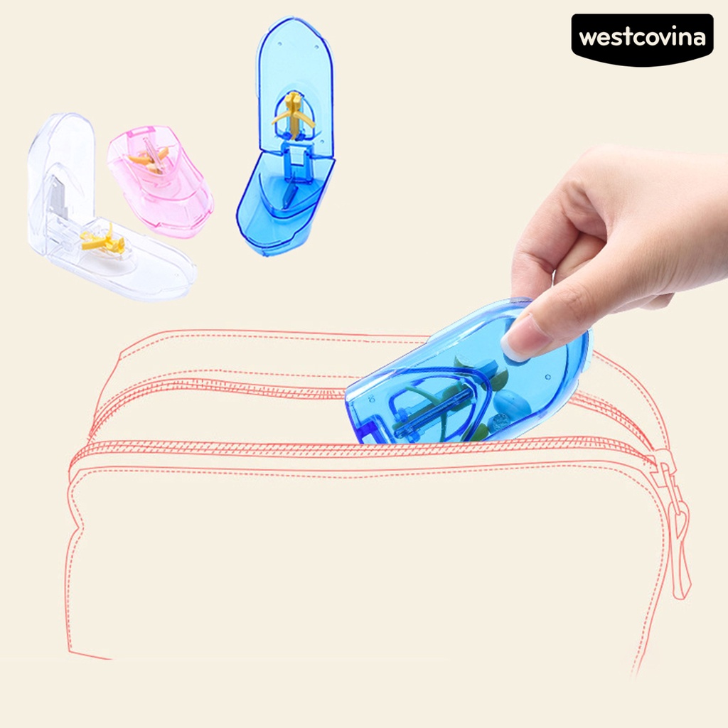 [WEST]⚘Hộp Đựng Thuốc Bằng Nhựa Vitamin Trong Suốt Có Thể Điều Chỉnh Tiện Dụng