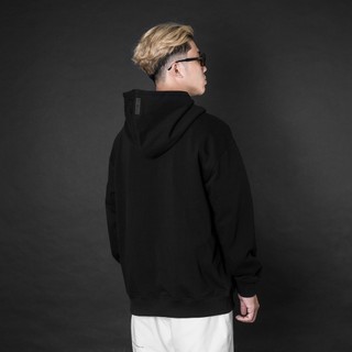 Grimm DC Vietmade box logo Hoodie (nỉ chân cua) // Black