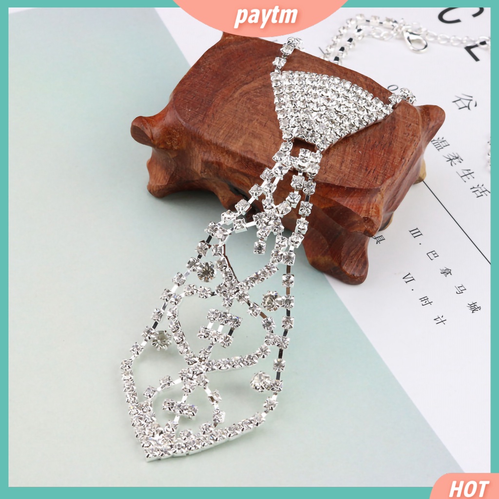 (PTM) Vòng cổ đồng đính đá lấp lánh