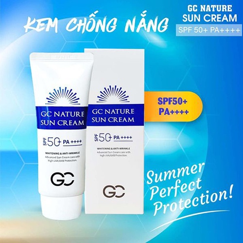 Kem Chống Nắng GC Nature Sun Cream SPF 50+ PA++++