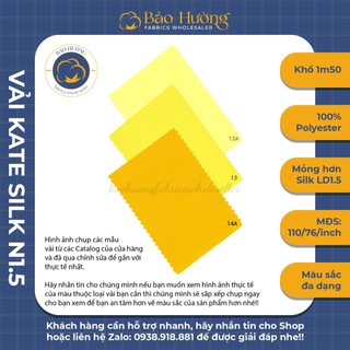 Vải Kate Silk Ngựa _  Khổ 1m50 _ Phần G