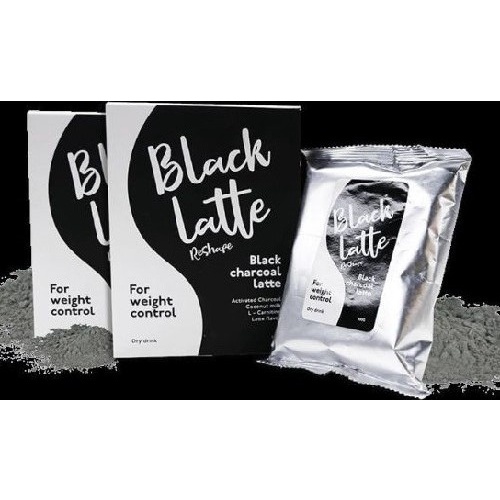 Giảm mỡ bụng Black Latte đốt cháy mỡ bụng giảm béo thanh lọc cơ thể giảm thèm ăn giảm cân an toàn [Tặng máy massage mặt]