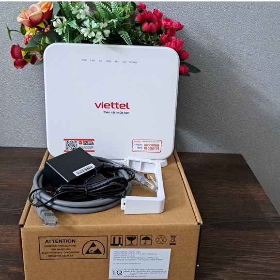 Mesh home Viettel DASAN W520CE phát sóng wifi 2 băng tần (Mới) -đầy đủ phụ kiện