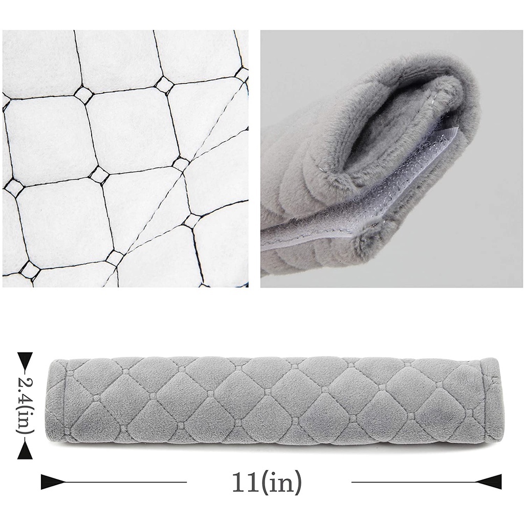 Bộ 2 Vỏ Bọc Dây Đai An Toàn Xe Hơi Bằng Vải Bông Tùy Chỉnh Thông Dụng Cho Người Lớn Và Trẻ Em