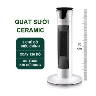 Máy sưởi gốm cao cấp công suất 2000W làm ấm phòng cực nhanh