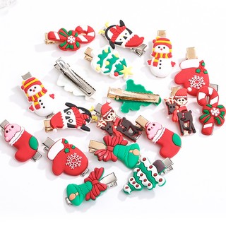 Kẹp Tóc Giáng Sinh Noel hình cây thông noel, ông già noel, người tuyết 2022