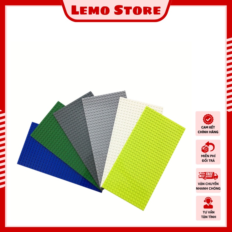 Tấm nền lót đáy 16x32 nút dùng cho gạch lego - Phụ kiện đồ chơi lắp ráp xếp hình bằng nhựa ABS an toàn