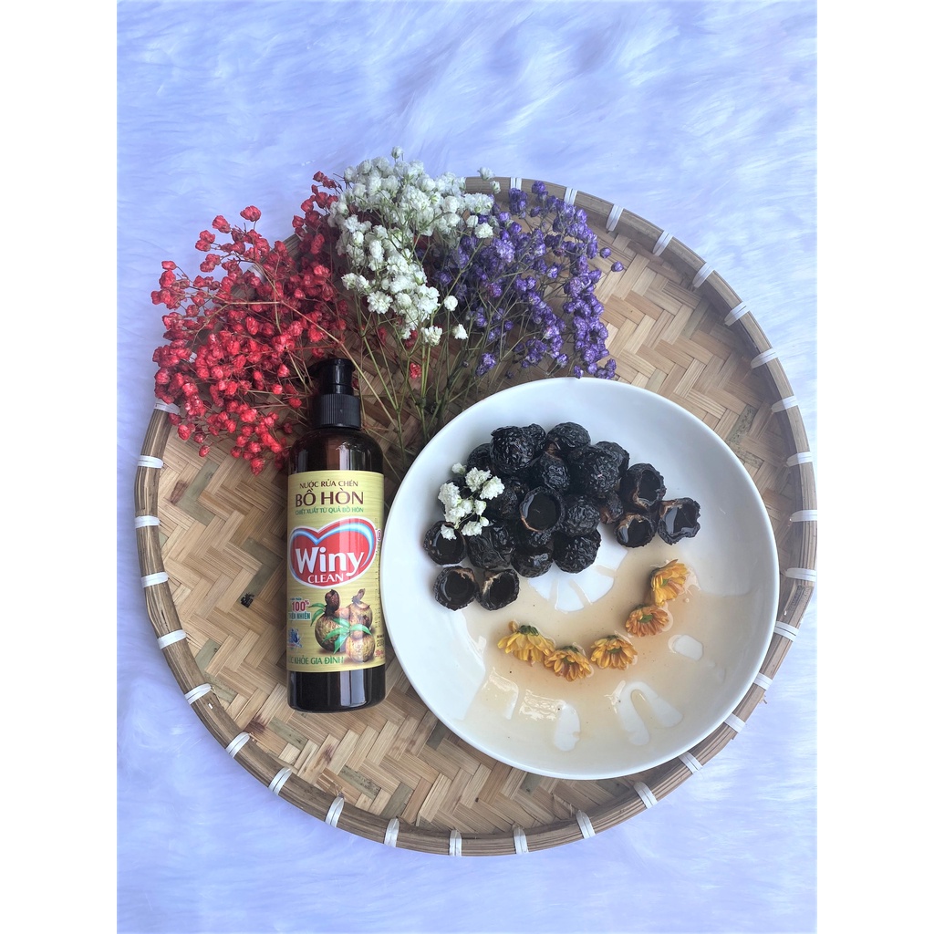 Nước rửa chén bồ hòn chai 200ml- quà tặng mua kèm đơn hàng