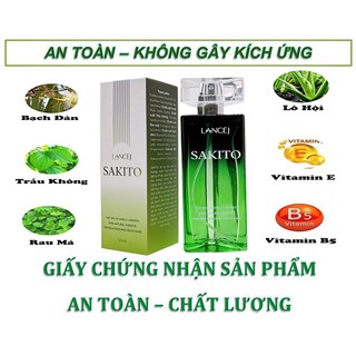 Xịt khử mùi hôi nách sakito lancej giúp khử mùi,kháng khuẩn,khô thoáng,sáng mịn vùng da nách hương nước hoa cao cấp 50ml