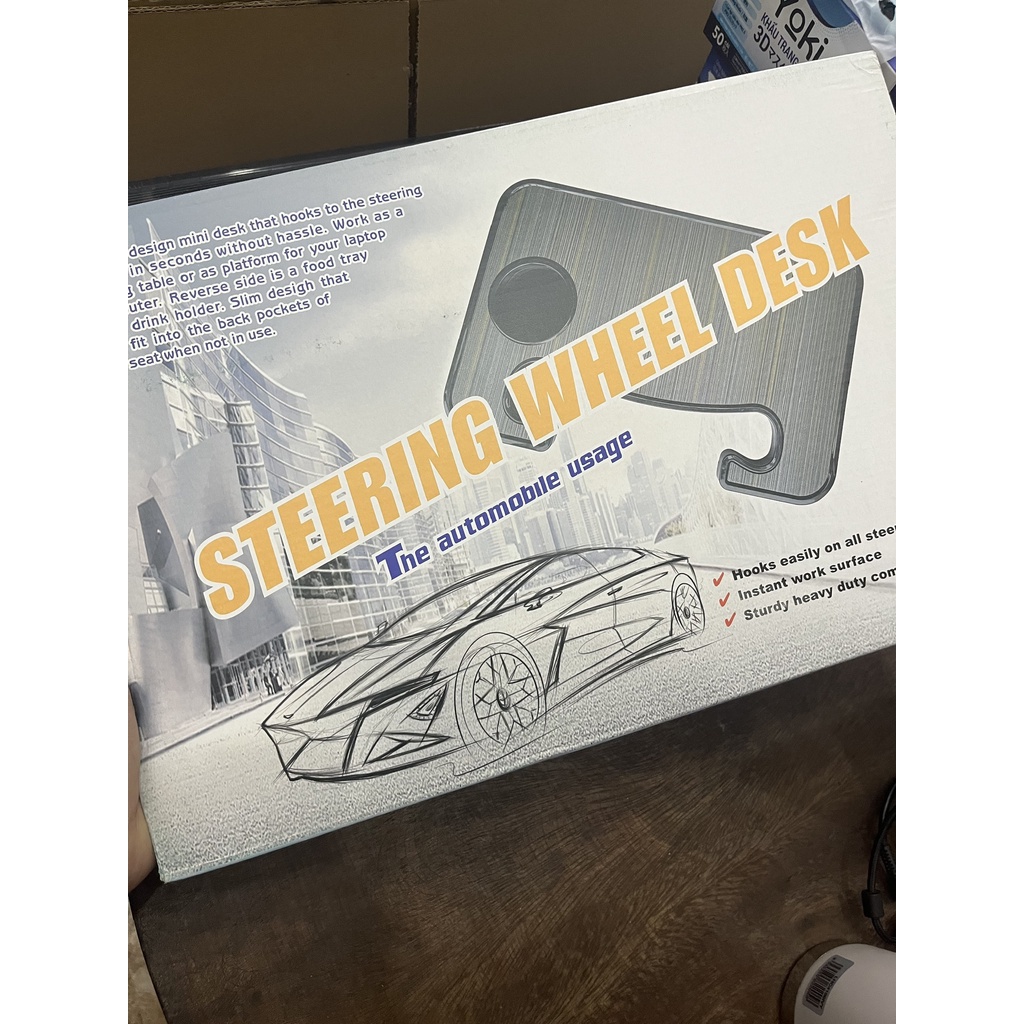 Bàn Ăn Đa Năng Cho Xe Oto (Dày Chắc Trọng Lượng 1Kg)