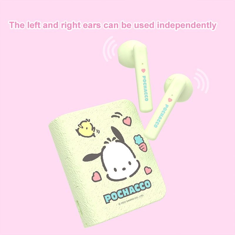 SANRIO Tai Nghe Không Dây Bluetooth 5.0 TWS Giảm Tiếng Ồn Dễ Thương