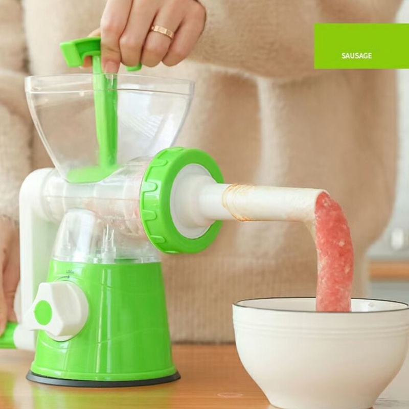 Dụng Cụ Xay Nhuyễn Xúc Xích Bằng Tay Chất Liệu Thép Không Gỉ