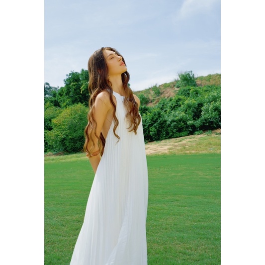 NUDIEYE - Đầm Frances Pleated Maxi Dress