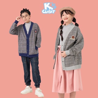 Áo khoác trench coat cho bé trai và bé gái k s closet 2-14 tuổi kt125twf - ảnh sản phẩm 7
