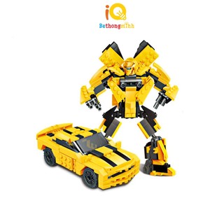 Đồ Chơi Xếp Hình BeThongMinh Lắp Ráp Mô Hình Robot Bumblebee Transformer 225 Pcs