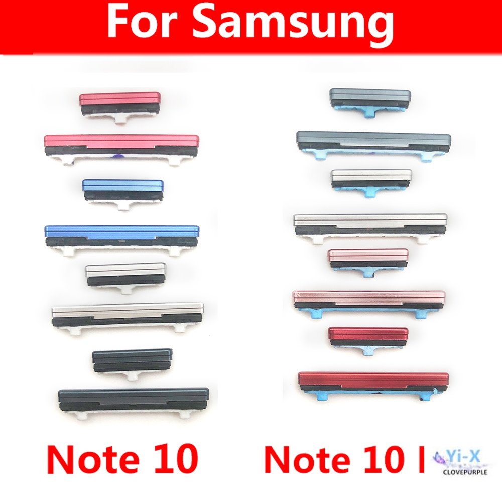 Nút NguồN + NúT BấM Âm LượNg Cho Samsung Galaxy Note 9 10 Plus