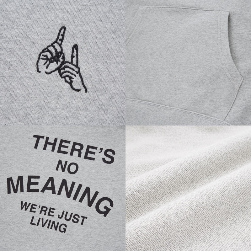 Áo nỉ có mũ Hoodies There ‘s  No Meaning dòng của UNIQLO