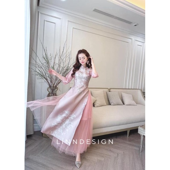 Áo dài tapta cao cấp đẹp sang chảnh hàng thiết kế cao cấp giá rẻ đẹp