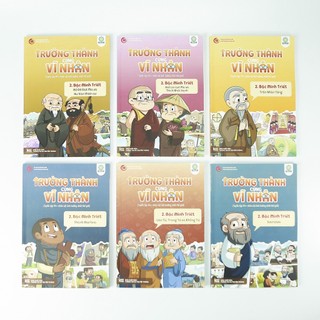 Sách dạy con - Truyện tranh Trưởng thành cùng vĩ nhân bộ 2 - chủ đề Bậc Minh Triết