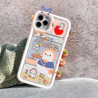 Ốp Lưng Nơ Iphone/Android Trong Suốt - Cute Duck