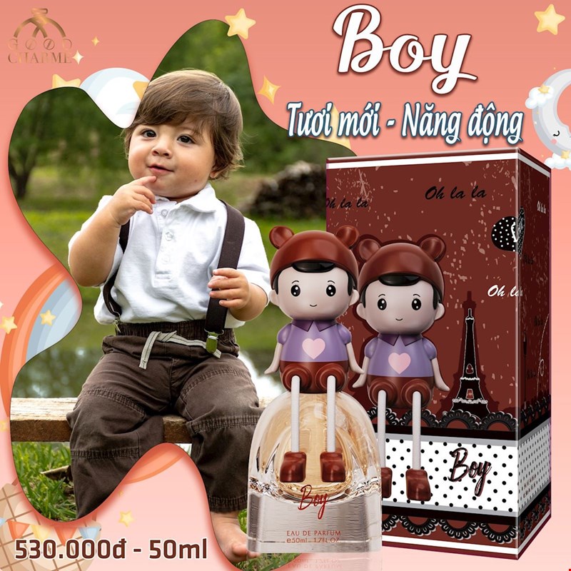 Nước hoa bé trai Boy -  ĐÁNG YÊU, TƯƠI MÁT VÀ NĂNG ĐỘNG