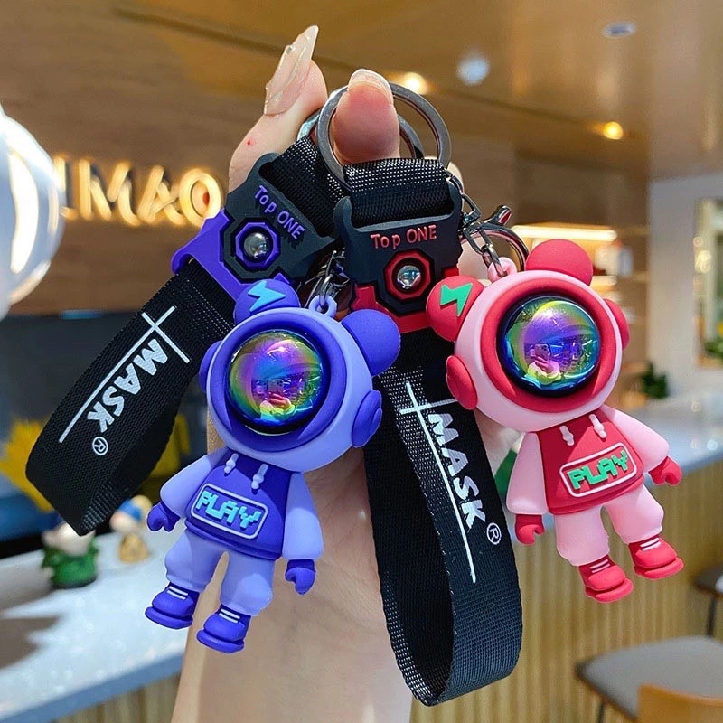 Móc Khoá Phi Hành GiaCAM KẾT CHUẨNMóc khoá túi xách, xe máy hot tik tok dễ thương nhiều màu sắc (tuyển sỉ).