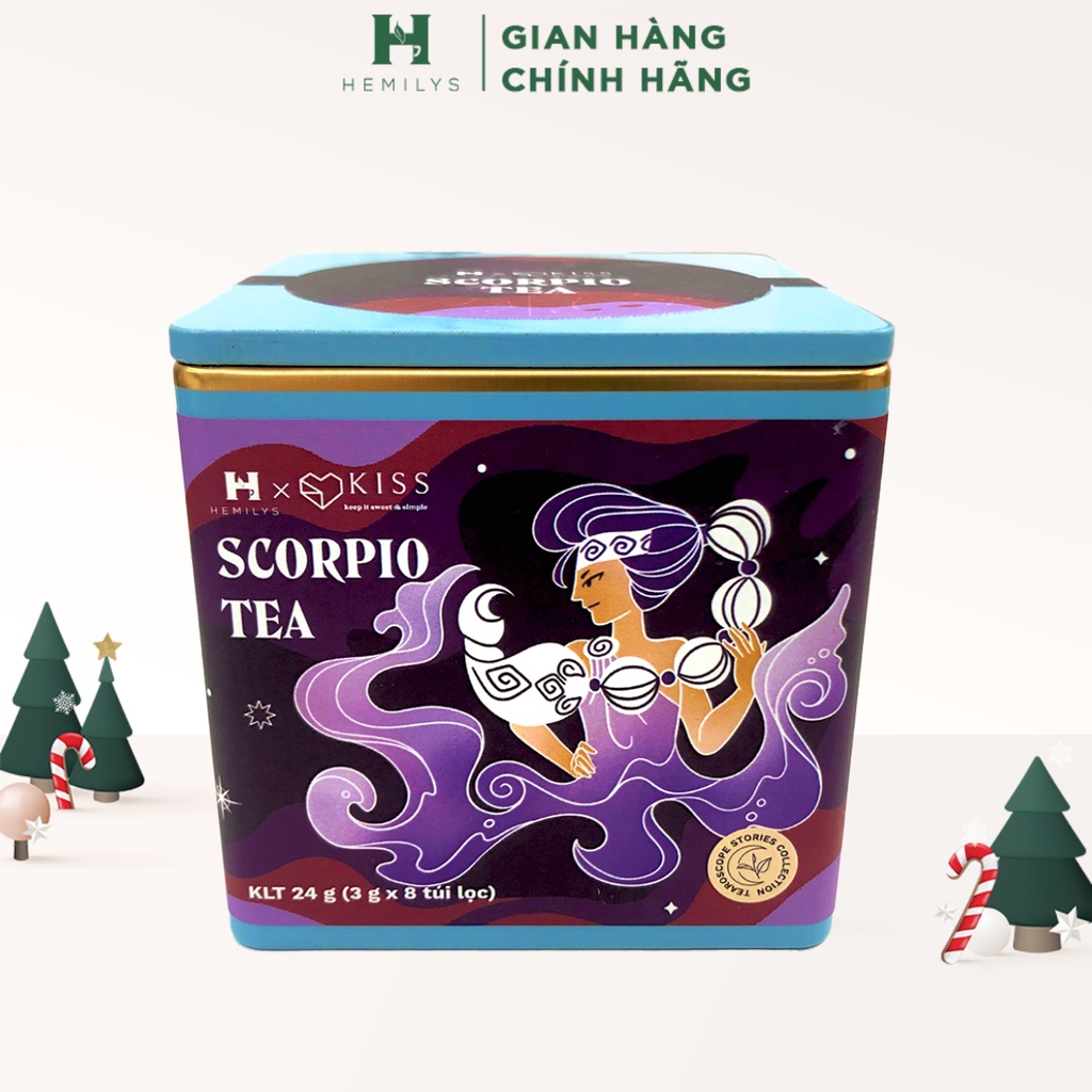 Trà Hoa Thảo Mộc Cung Hoàng Đạo Cung THIÊN YẾT SCORPIO Tearoscope Hemilys