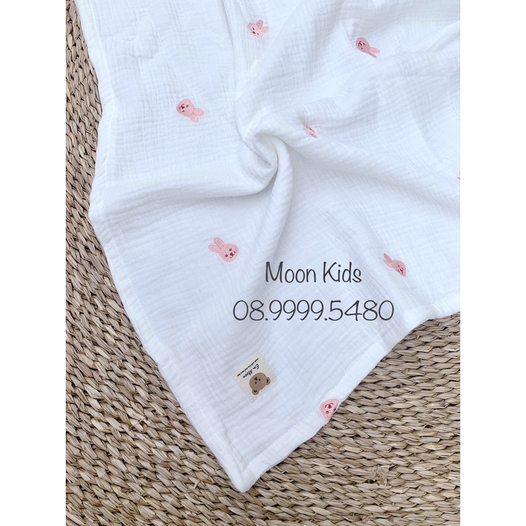 Chăn xô 4 lớp mềm mại siêu nhẹ, thấm hút mồ hôi cho bé từ 0 tháng - 3 tuổi