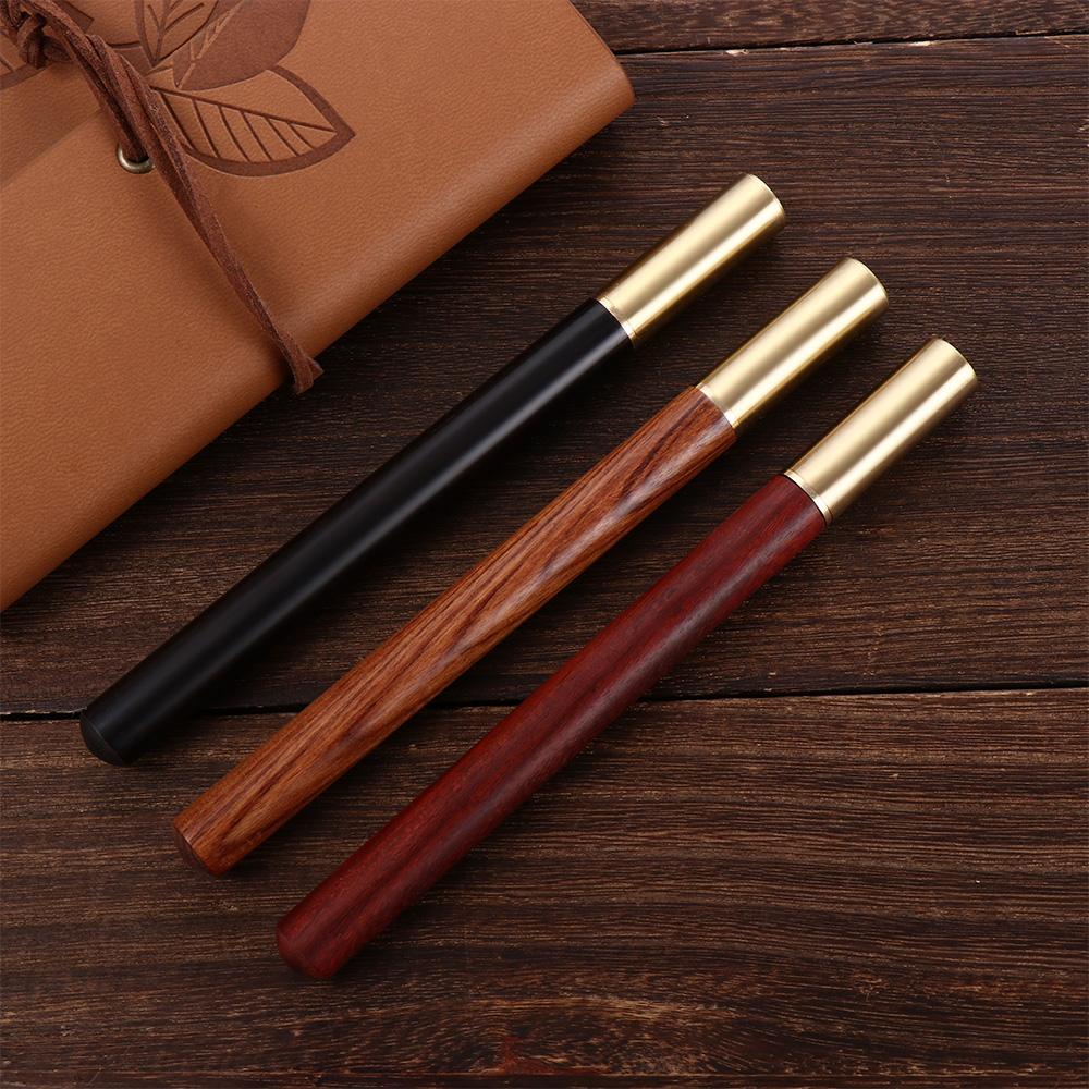Bút Bi Đầu 0.5mm Bằng Đồng Thau Phong Cách Vintage