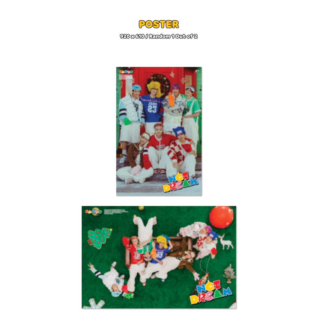 [Méo Store] Poster Kpop NCT DREAM chính hãng có ống tube nhựa bảo vệ hàng có sẵn