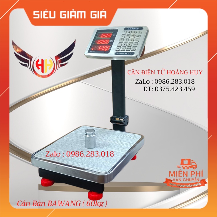 Cân bàn điện tử tính tiền BA WANG -  dùng cho cân hàng hóa,