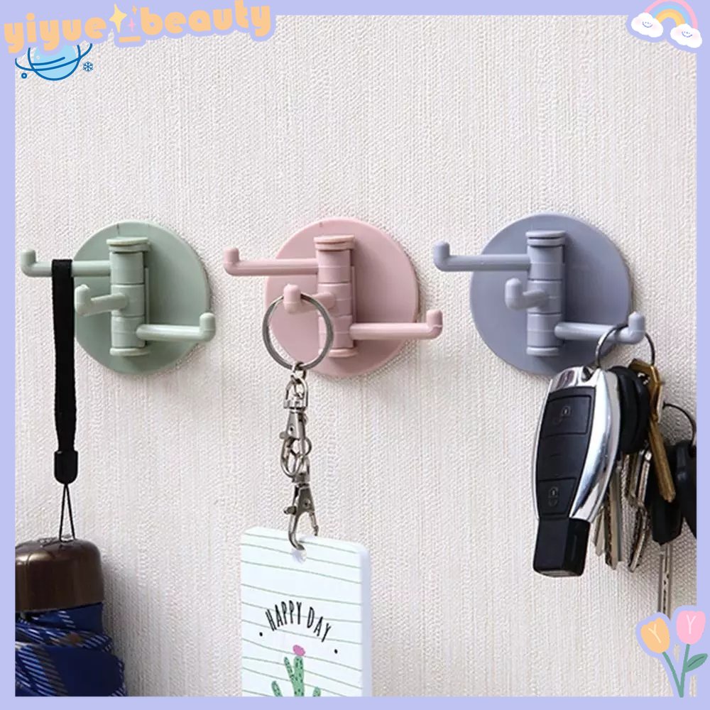 Móc Treo Đồ Gắn Tường Không Đục Lỗ Xoay Được Sáng Tạo RYT HB