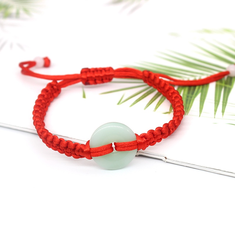 Vòng Tay Bện Dây Thừng Hetian Yuhong Kiểu Trung Hoa