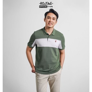 Áo Polo Nam Tay Ngắn Phối Màu Form Fitted - Routine 10S21POL011
