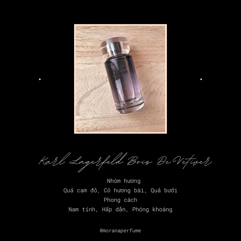 Nước hoa Bois De Vetiver chính hãng 10ml