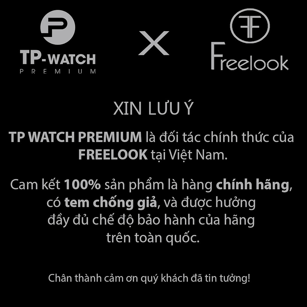 Đồng hồ nữ dây thép Freelook F.14.1003.03