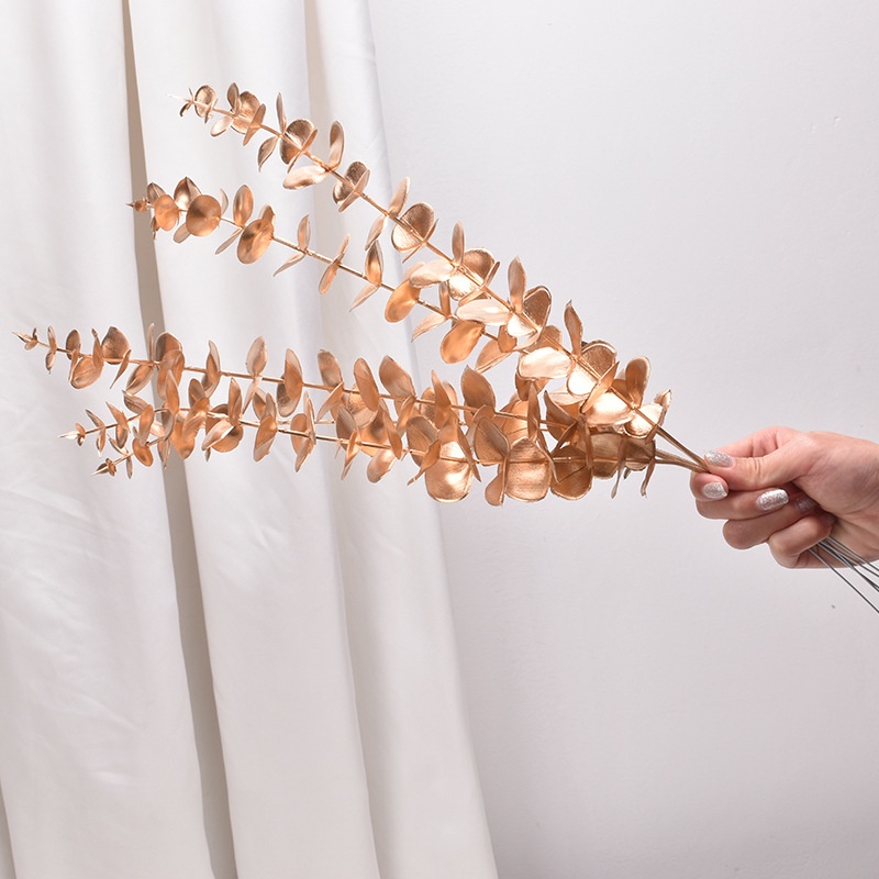 Cành táo giả màu vàng, rẻ quạt trang trí tết, decor nhà cửa, .