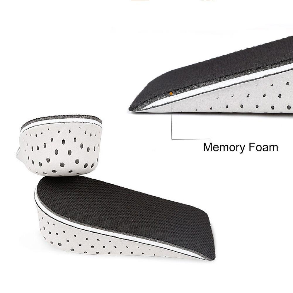 1 Cặp Đế Lót Giày Tăng Chiều Cao Chất Liệu Cotton Thoáng Khí