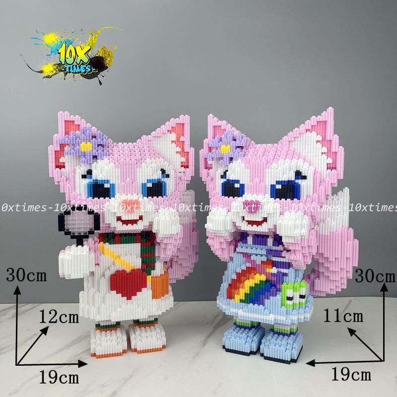 combo 2 gấu thỏ, gấu dâu, cáo (tặng búa + 1 con nhỏ)