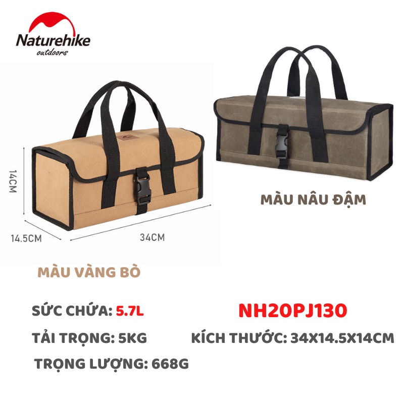 TÚI ĐỰNG ĐỒ DÃ NGOẠI NATUREHIKE NH19PJ103 NH20PJ130